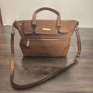 Michael Kors Brown Leather Satchel